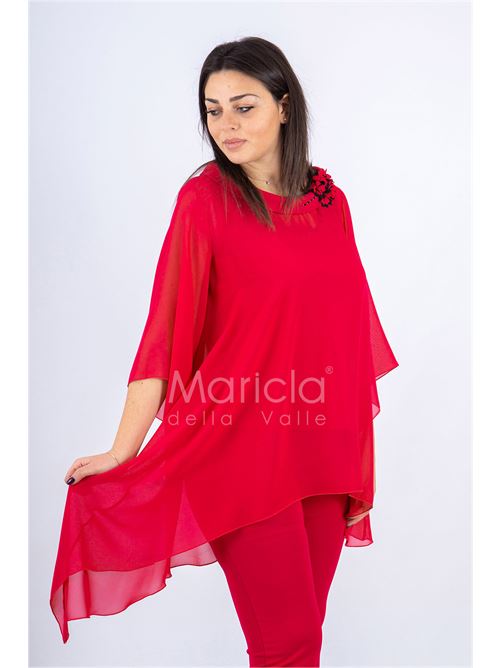 Completo pantalone e casacca PAOLA FORTI | PF411FUXIA